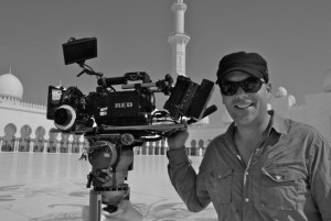 Stewart Suggスチュアート氏：アブダビでの映画撮影中